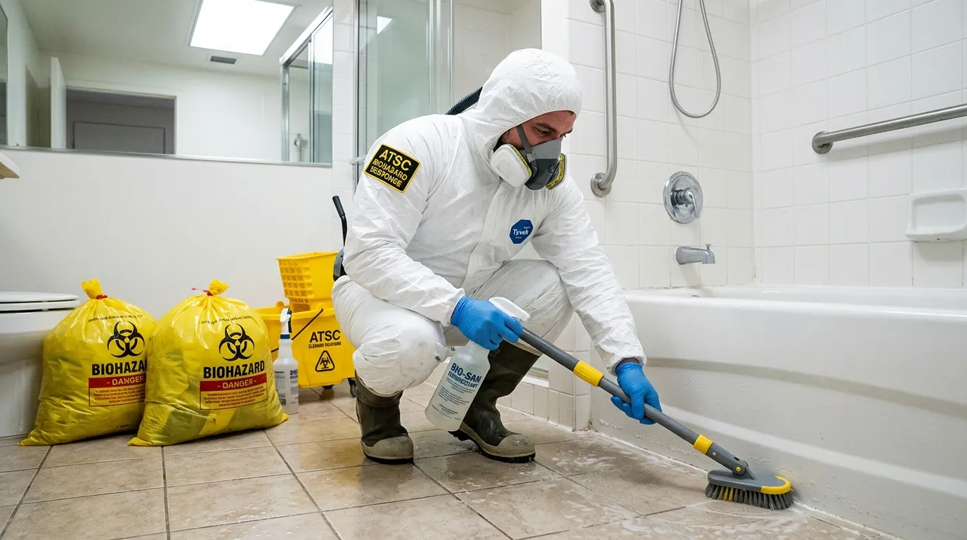 Decontamination equipment deployed for Blood Cleanup in Pelican Bay